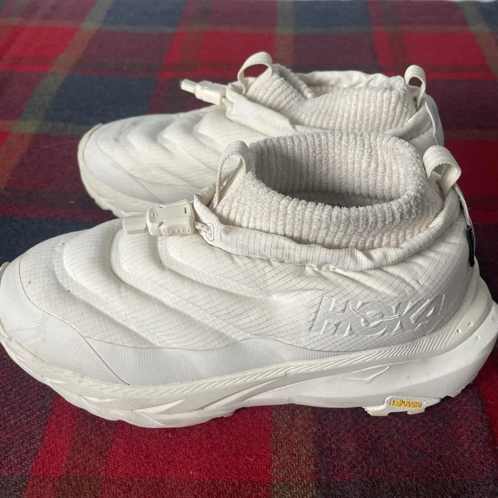 Hoka One One Kaha 2 Frost Moc Gtx Shoes Womens Size 7B White Gore Tex Trail
